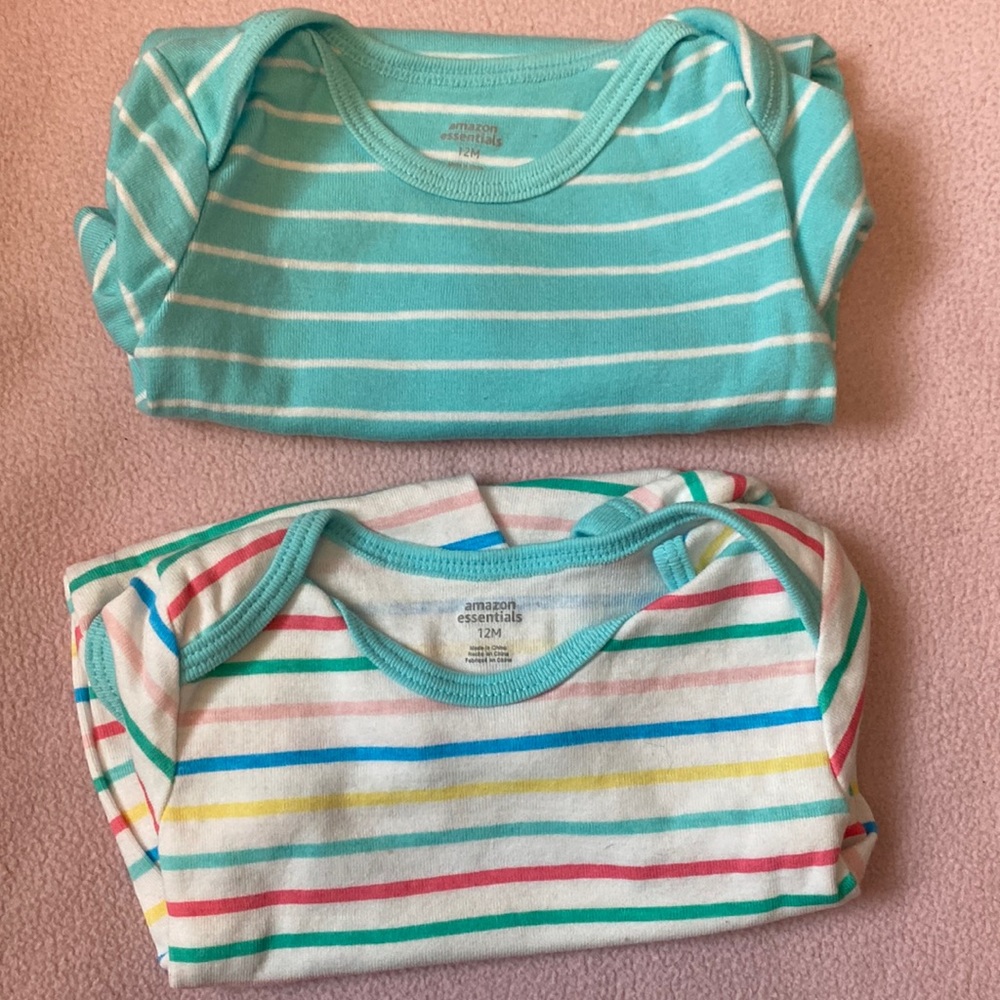 2 pc Amazon Essentials Onesies